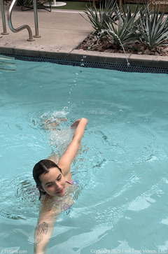 FTV Ophelia Relaxing In The Pool