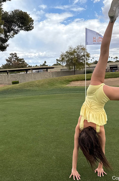 FTV Mia Playing Nude Golf