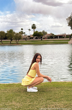 FTV Mia Playing Nude Golf