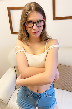 Laura Leigh Spreading Her Thighs So She Could Show Us How Wet Her Meaty Bare Pussy