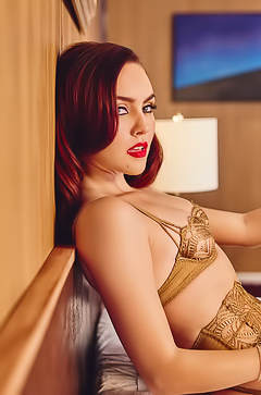 Midnight Tease: Freya Parker Rides Hard in Sultry Light