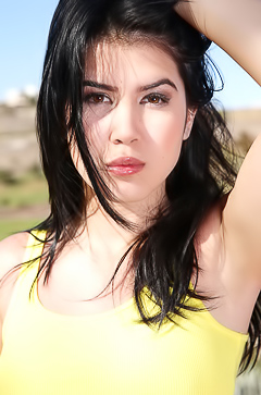 Lady Dee Lit By Golden Hour On A Lush Balcony