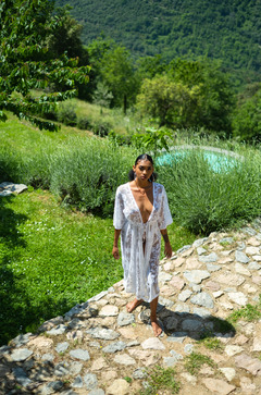 Goddess Barbie Showing Her Black Beauties